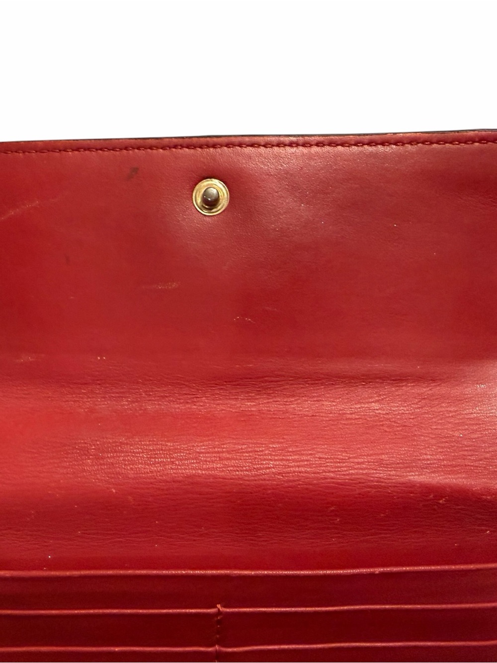 Authentic Gucci Floral GG Supreme Canvas Clutch in Blue and Green - Picture 3 of 10